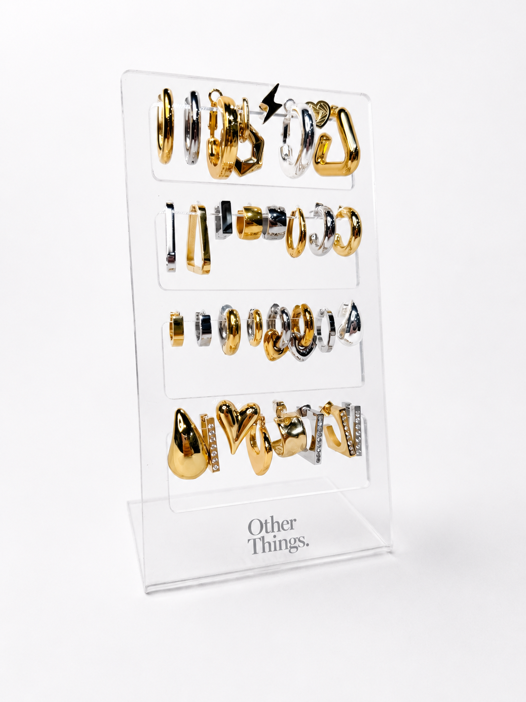 EARRING STAND - Clear
