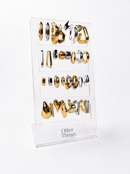 EARRING STAND - Clear