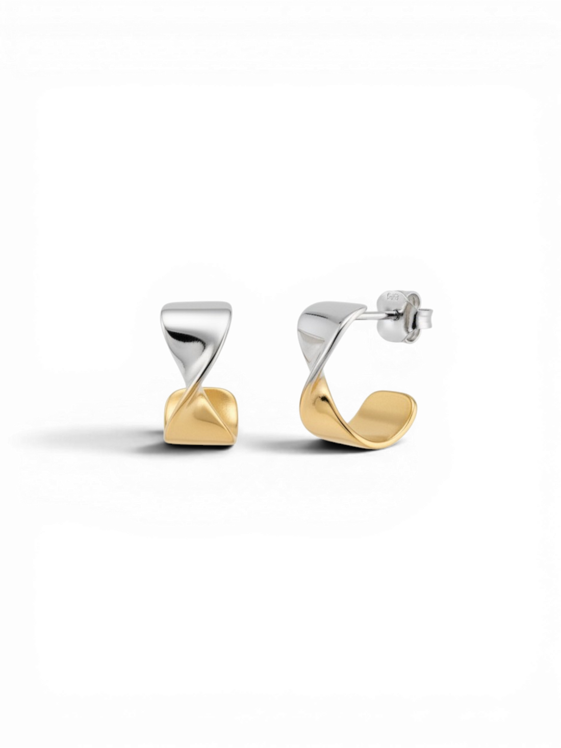 BLAIR EARRINGS - Two Tone