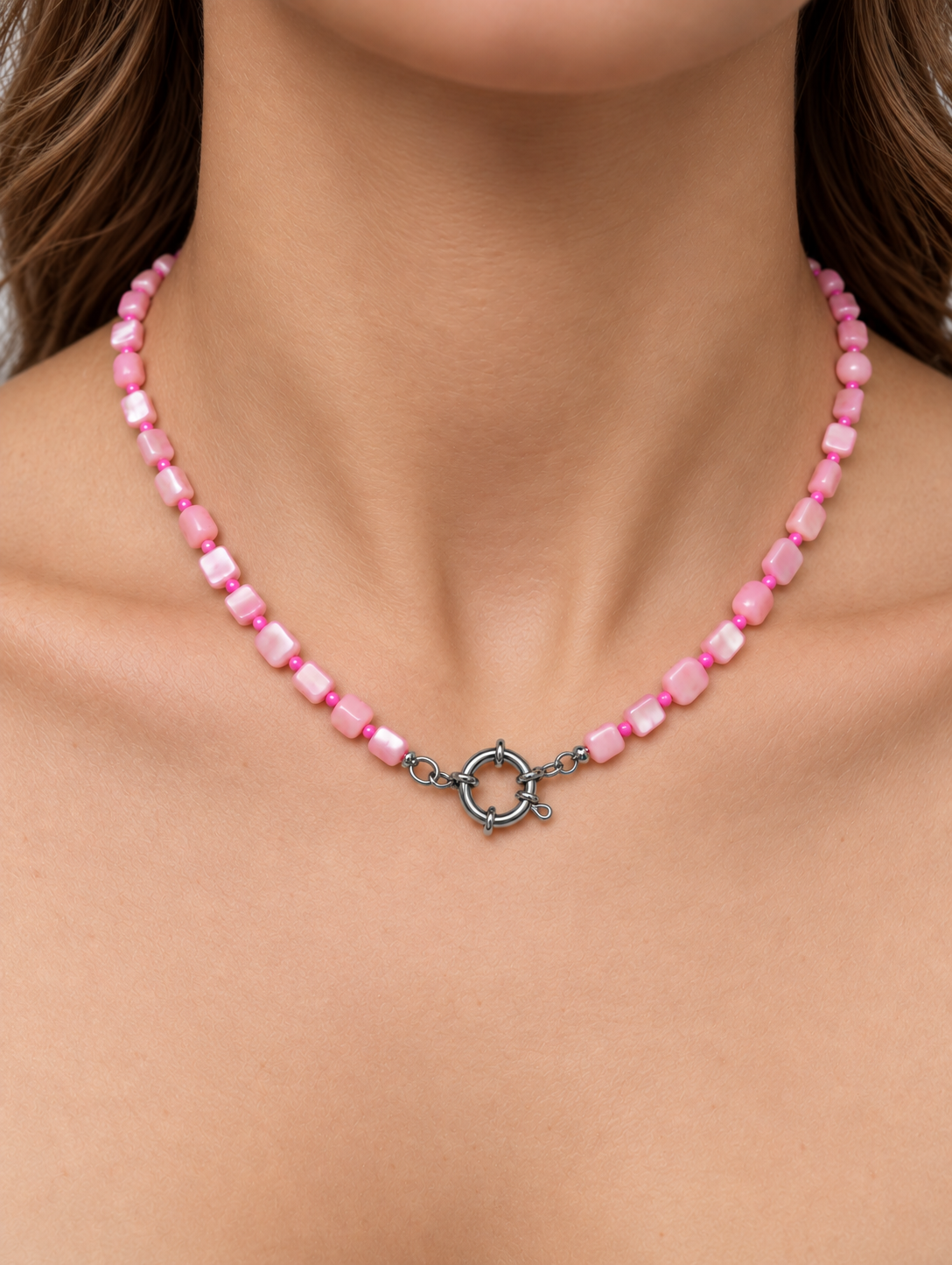 BLOOM BERRY NECKLACE - Silver