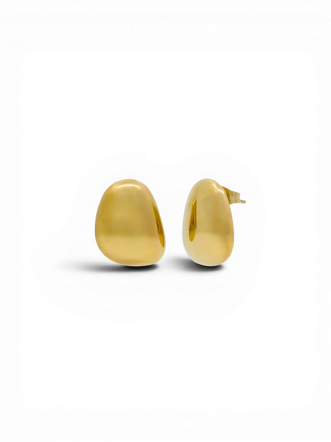 PEBBLE EARRINGS - Gold