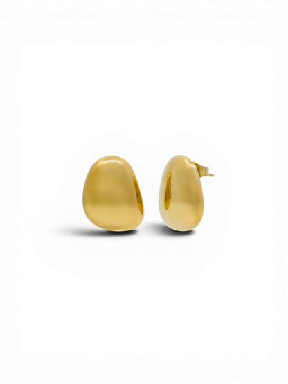PEBBLE EARRINGS - Gold
